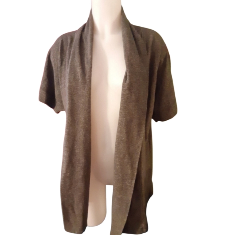 Size Xs gray summer short sleeve cardigan sweater - Picture 16 of 16